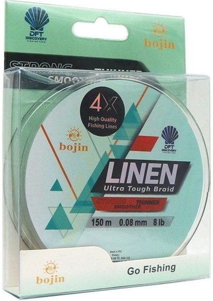 Dft Bojin 4x Linen Ip Misina 0.08 mm 150 M Yeşil indirimleri