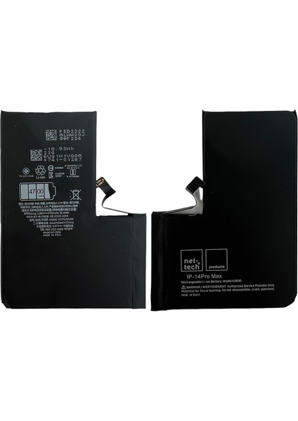 iPhone 14 Pro Max Uyumlu 4300 Mah Batarya