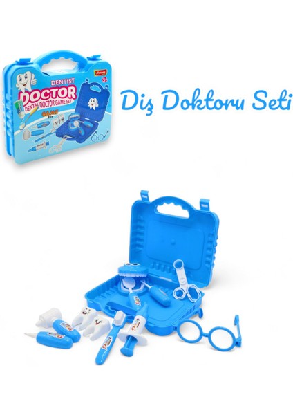 Çantalı Diş Doktoru Seti - Mavi