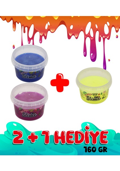 170 gr Slime - 2 + 1 Oyun Jeli - Ele Yapışmaz