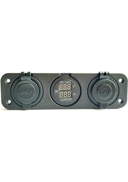 Marin Çakmaklık+Usb Soketi+Voltmetre+Ampermetre