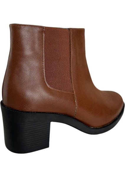Kadın Kısa Topuklu Fermuarlı Kadın Bot (7 Cm) TABA fırsatları