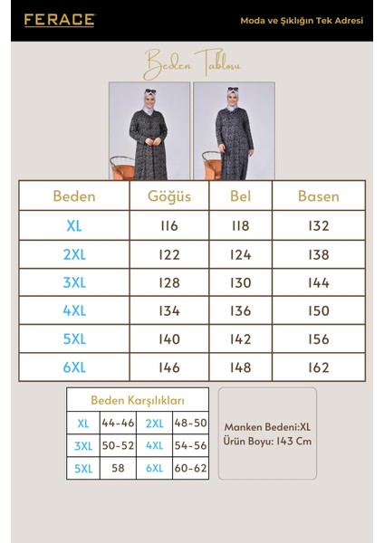 Kadın Büyük Beden Yakası Fırfırlı Tesettür Anne Elbisesi Yakma Yapmaz Terletmez