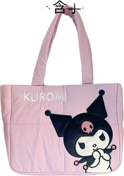 Lingyinteng Japon Sanrio Çanta Omuzdan Askili Çanta Karikatür Sevimli Taşınabilir Tote Çanta Kız Kalp Banliyö Çantası Aşağı Çanta (Yurt Dışından)
