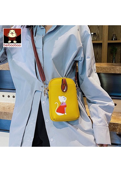 Lingyinteng Küçük Çanta Kadın Moda Cep Telefonu Çantası Omuz Crossbody Çanta Mini Internet Ünlü Kadın Çantası Yaz (Yurt Dışından)
