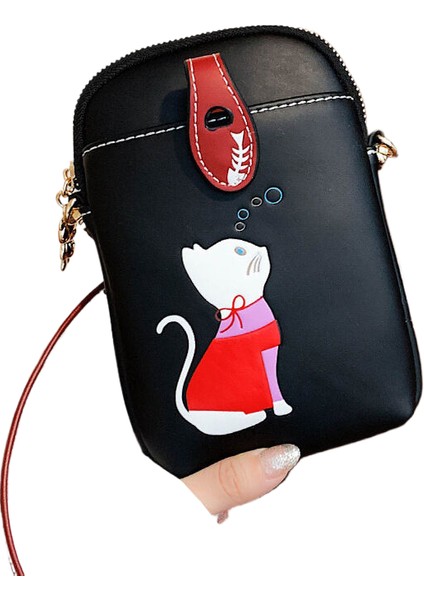 Lingyinteng Küçük Çanta Kadın Moda Cep Telefonu Çantası Omuz Crossbody Çanta Mini Internet Ünlü Kadın Çantası Yaz (Yurt Dışından)