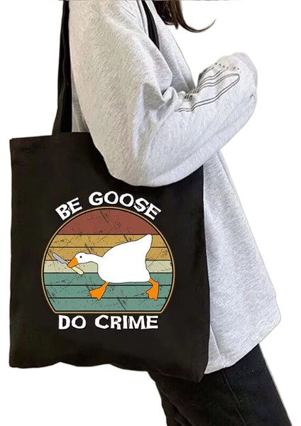 Lingyinteng Sevimli Moda Karikatür Hayvan Omuz Kanvas Tote Çanta Omuz Çantası Alışveriş Çantası (Yurt Dışından)