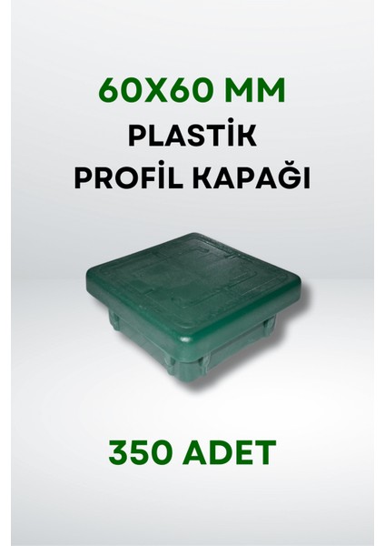 Plastik Profil Kapağı 60x60 MM (350 Adet)