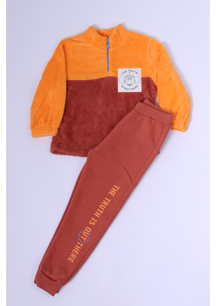 Erkek Çocuk Peluş Alt Üst Takım Baskılı D42 fiyatları