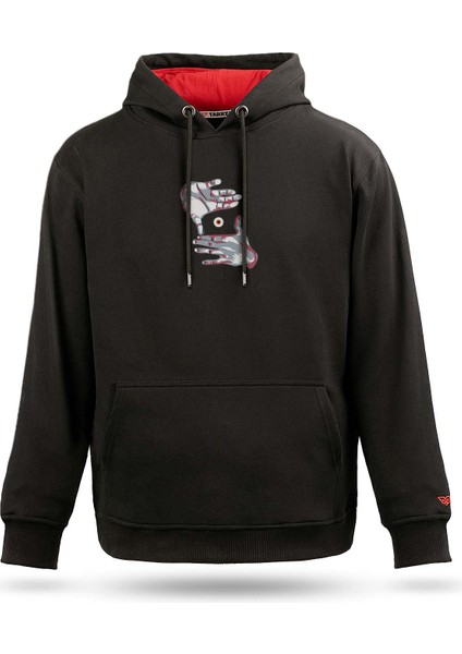 On My Vision Tasarım Kapşonlu Sweatshirt