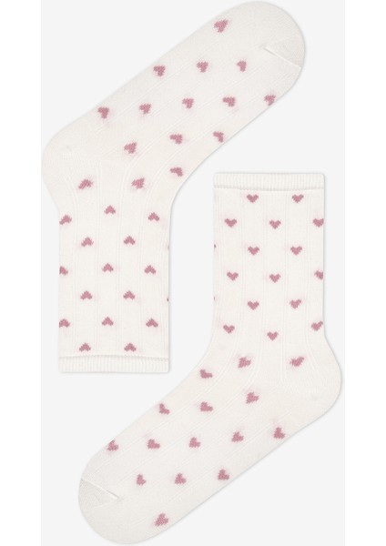 Colored Heart 3lü Soket Çorap modelleri