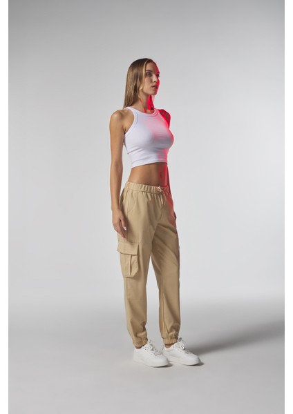 Bej Kargo Cepli Pantolon modelleri