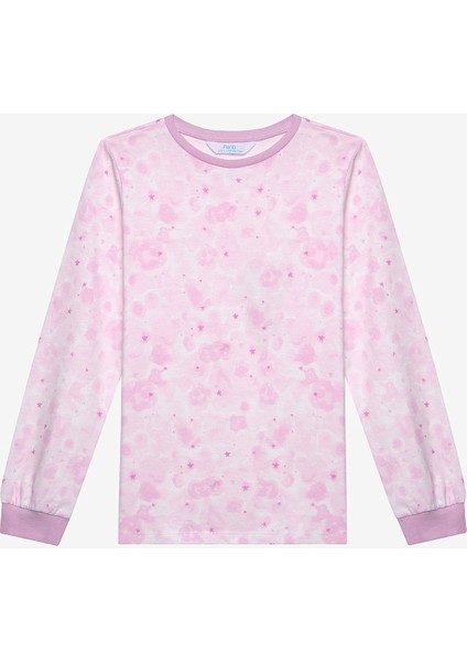 Kız Çocuk Tie Dye 2li Çok Renkli Pijama Takımı