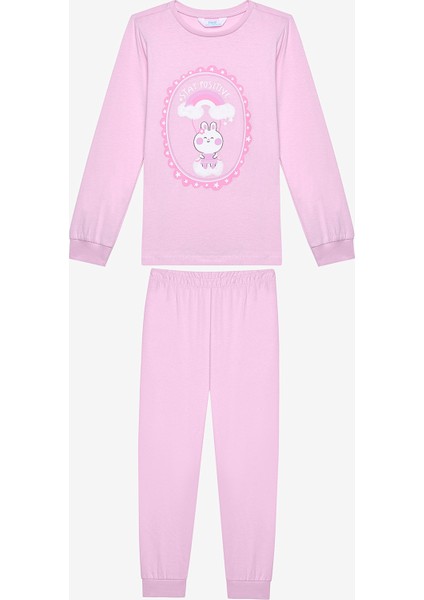 Kız Çocuk Tie Dye 2li Çok Renkli Pijama Takımı