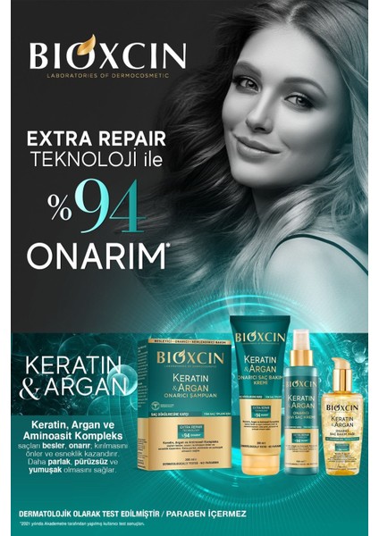 2 Adet Keratin Argan Besleyici Onarıcı Saç Bakım Yağı 150 Ml - Yıpranmış Ve Hassas Saçlar