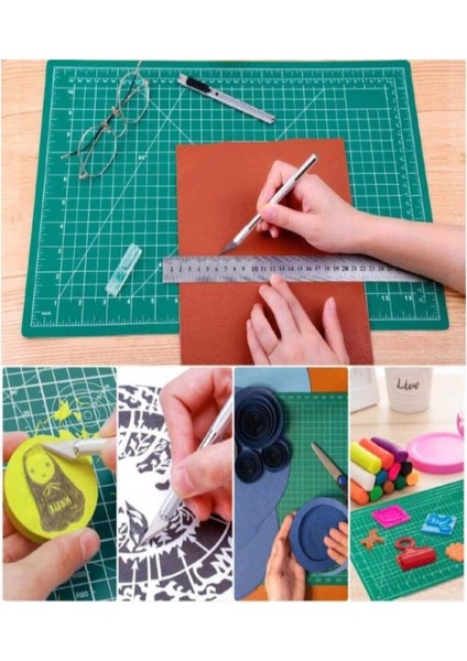 30X45 cm Yeşil A3 Kesim Tablası Kesim Matı Kesim Altlığı Kesim Matı fiyatları