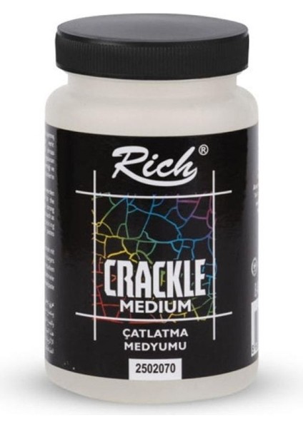 Crackle (Boya) Medium (Medyum) Çatlatma 250 ml