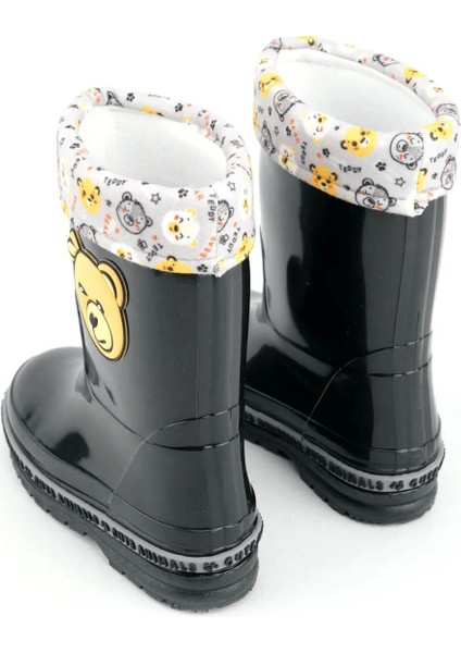 Moda Onn Kışlık Erkek Çocuk Içi Sıcak Astarlı Su Geçirmez Yağmur Bot Çizme fırsatları