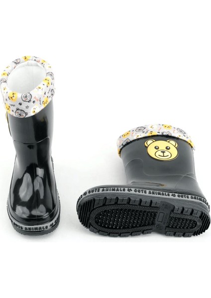 Moda Onn Kışlık Erkek Çocuk Içi Sıcak Astarlı Su Geçirmez Yağmur Bot Çizme indirimleri