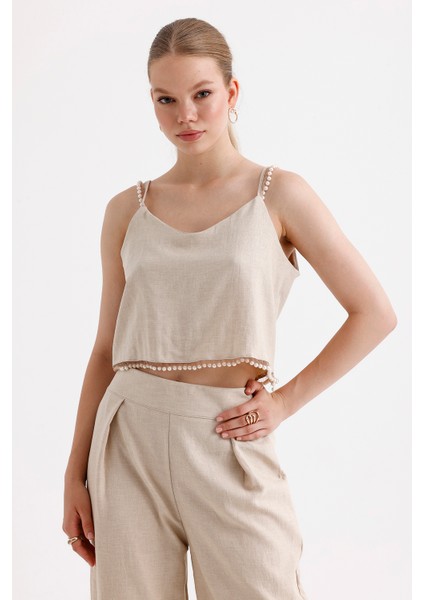 Inci Detaylı Bluz Pantolon 2'li Takım | TKM35863 fiyatları