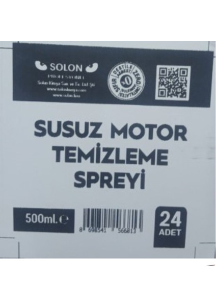 24 Adet (1 Koli) Susuz Motor Temizleme Spreyi 500 Ml