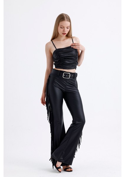 Suni Deri Straplez Büstiyer | BUST35267