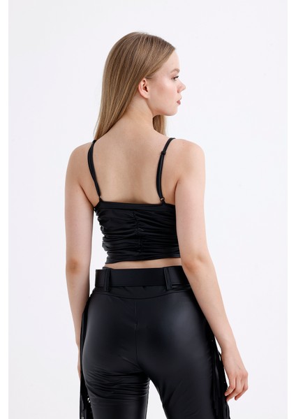 Suni Deri Straplez Büstiyer | BUST35267