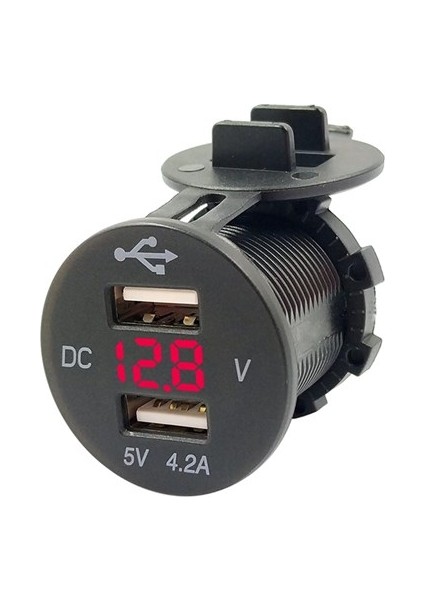 Marin Çakmaklık Soketi + USB Soketi+Voltmetre fiyatları