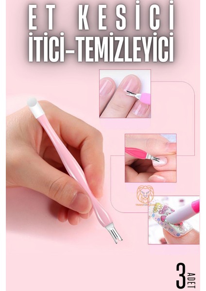 Tırnak Temizleyici Et Itici Twin 3 Lü Set