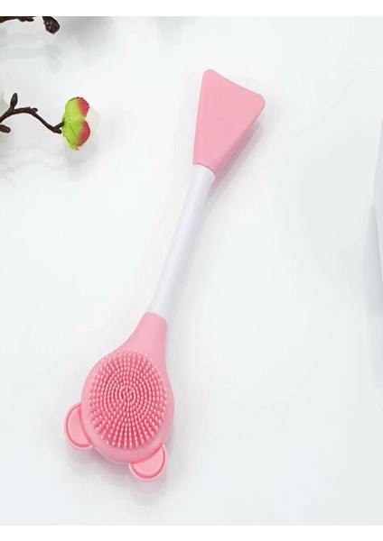 Yüz Makyaj Temizleme Masaj Fırçası - Fonksiyonlu Fırça Maske Spatulası - Cilt Bakım indirimleri