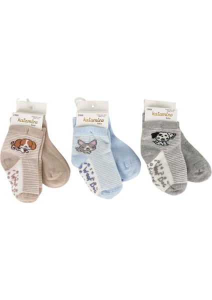 Cedric 2'li Absli Erkek Bebek Soket Çorap Seti