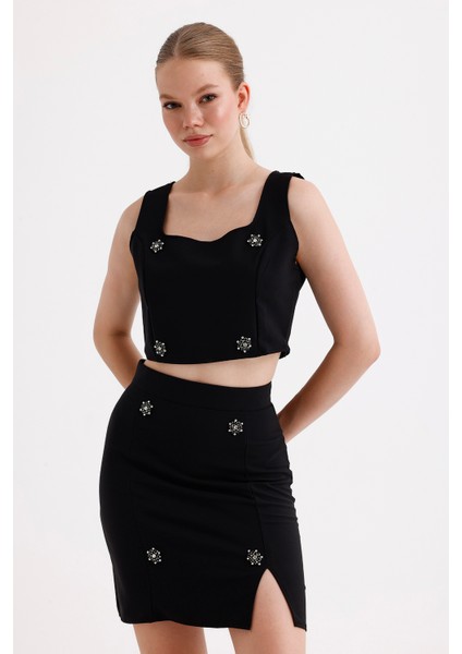 Etek Bluz 2'li Takım | TKM35862 Siyah fiyatları