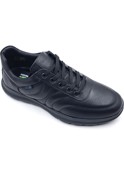 M20023 Airbagsole Hafif ve Yumuşak Taban Deri Siyah Erkek Konfor Ayakkabı fırsatları