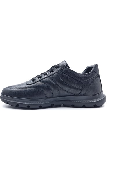 M20023 Airbagsole Hafif ve Yumuşak Taban Deri Siyah Erkek Konfor Ayakkabı indirimleri