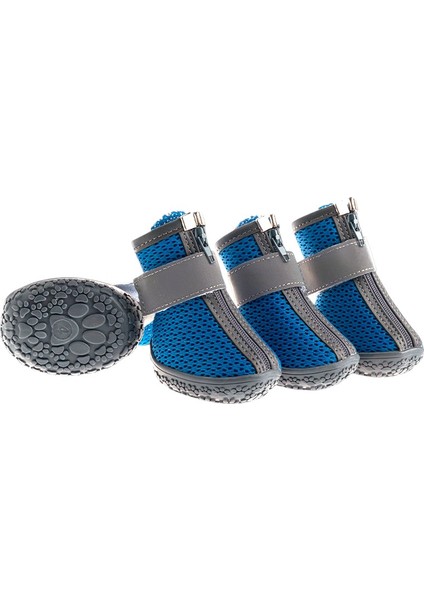 Köpek Ayakkabısı-Kaydırmaz Kauçuk Taban Köpek Ayakkabısı- Reflektörlü,fermuarlı Köpek Ayakkabısı