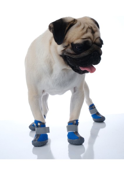 Köpek Ayakkabısı-Kaydırmaz Kauçuk Taban Köpek Ayakkabısı- Reflektörlü,fermuarlı Köpek Ayakkabısı