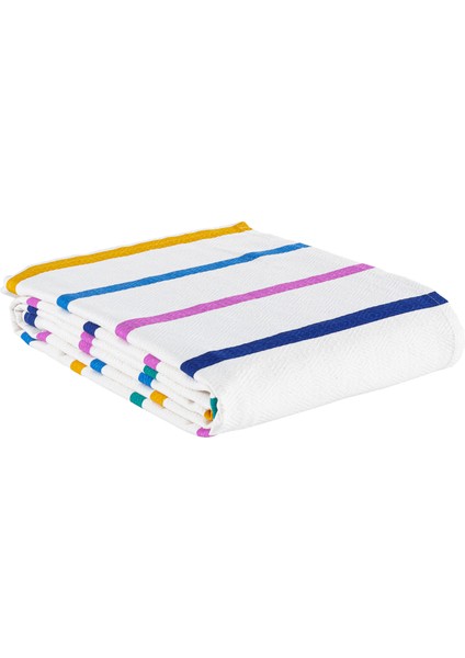 Doğal Pike Baskılı Kids 140X230CM Funny Sarı-Lila