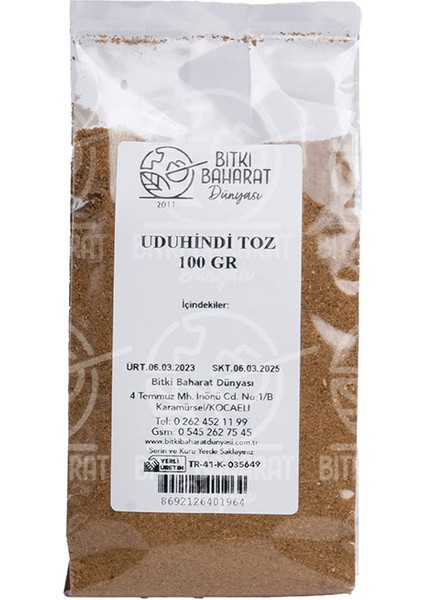 Udihindi Toz 100 gr