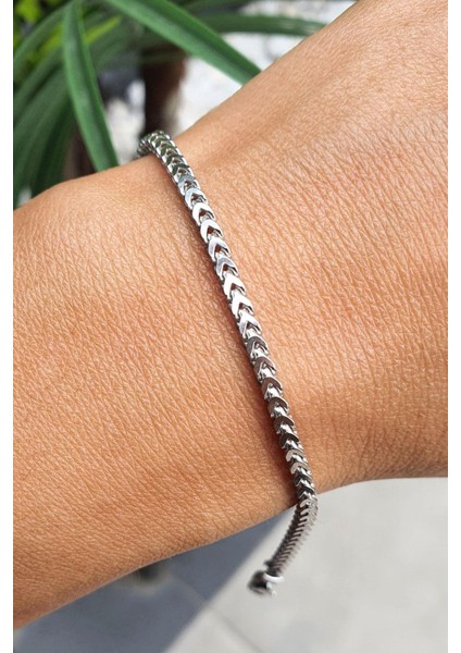 Italyan 925 Ayar Gümüş Tarz Erkek Bileklik modelleri