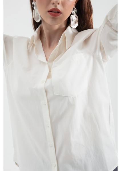 Oversize Poplin Gömlek modelleri