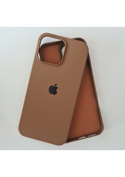 Apple iPhone 16 Pro Max (6.9 Inç) Uyumlu Lansman Içi Süet Silikon Kılıf