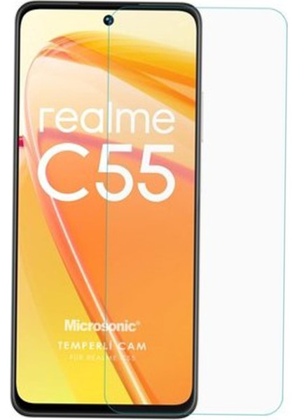 Realme C55 Uyumlu Ön Koruma Cam Ekran Koruyucu