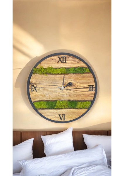 Ahsapduvardekor , Dekoratif Ahşap Duvar Saati , Ev Hediyesi ,öğretmene Hediye fırsatları