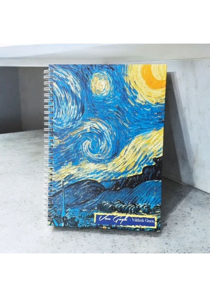 Konsept Van Gogh Tasarımlı Tarihsiz Konuşan Ajanda Planner