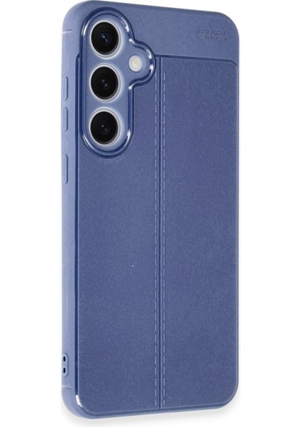 Samsung Galaxy S24 Fe Kılıf Nis Deri Desen Auto Focus Silikon