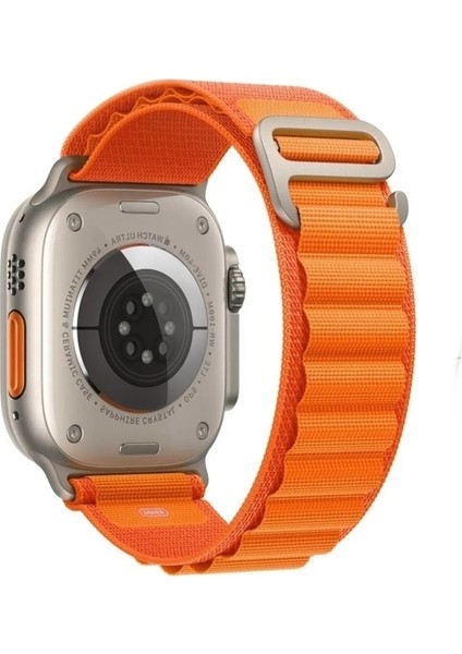 Apple Watch 4/5 38MM Kordon Kayış Kumaş Alpine
