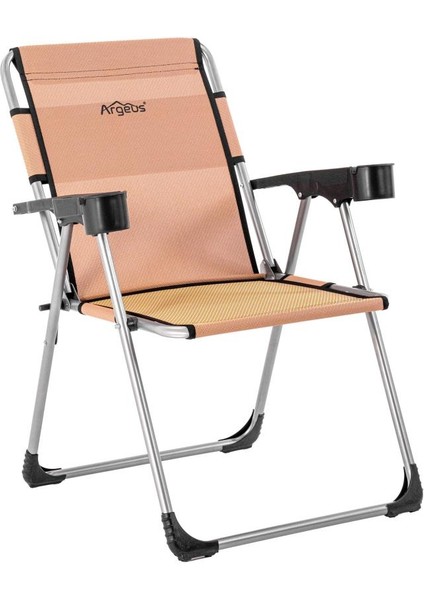 Argeus Rock Katlanabilir Kamp Sandalyesi Bardaklı - Bakır (A-20-R9)