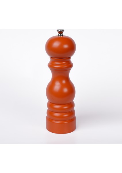 Kiremit Ahşap Tuz ve Karabiber El Değirmeni Öğütücü Grinder 18 Cm