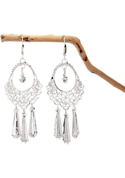 Miao Küpeleri, Etnik Azınlık Turistik Küpeleri, Bohem Uzun Yapraklı Püskül Küpeler (Yurt Dışından)