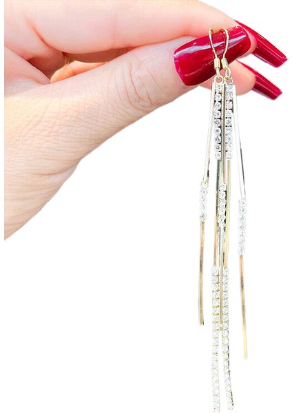 Uzun Püskül Küpeler, Yeni Trend Tarz, Modaya Uygun ve Küpeler, Kadın Küpeleri (Yurt Dışından)